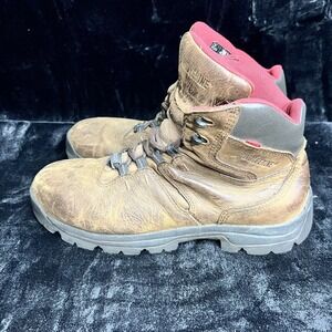 Wolverine Bonaventure W04417 Mens US 11.5 M Work Boots Brown Leather Waterproof